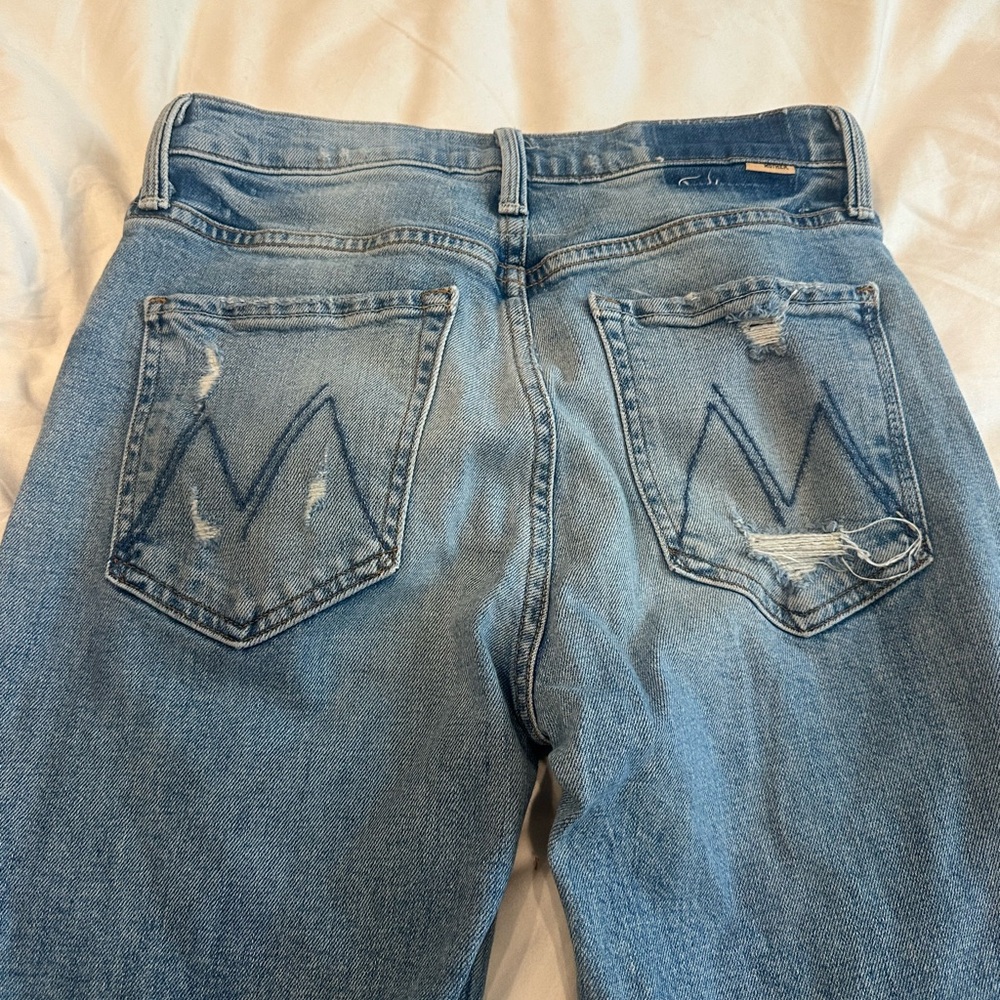 MOTHER Light Blue Relaxed Jeans